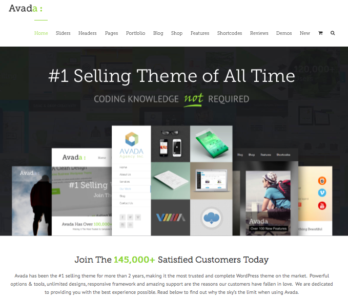 Avada WordPress theme